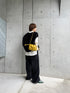 lamb leather shoulder bag